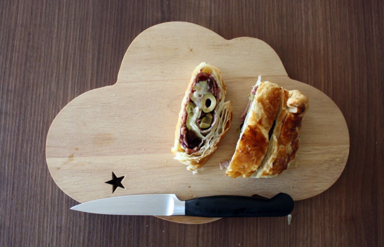 pain jambon planche nuage